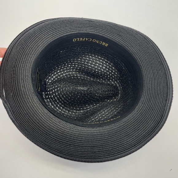 Bruno Capelo Luxury Fedora Hat Large Black - Picture 12 of 13